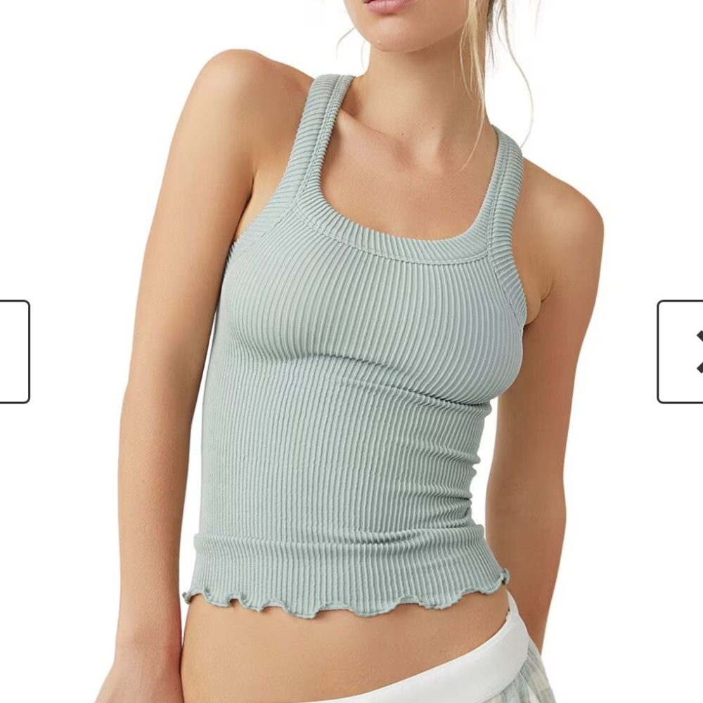 NWT Free People Ribbed Seamless Tank